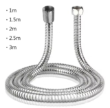 צינור נירוסטה גמיש לאמבטיה באורך 1 עד 3 מטר